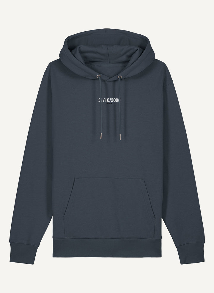 31/10/2008 Embroidered - Organic Unisex Bitcoin Hoodie