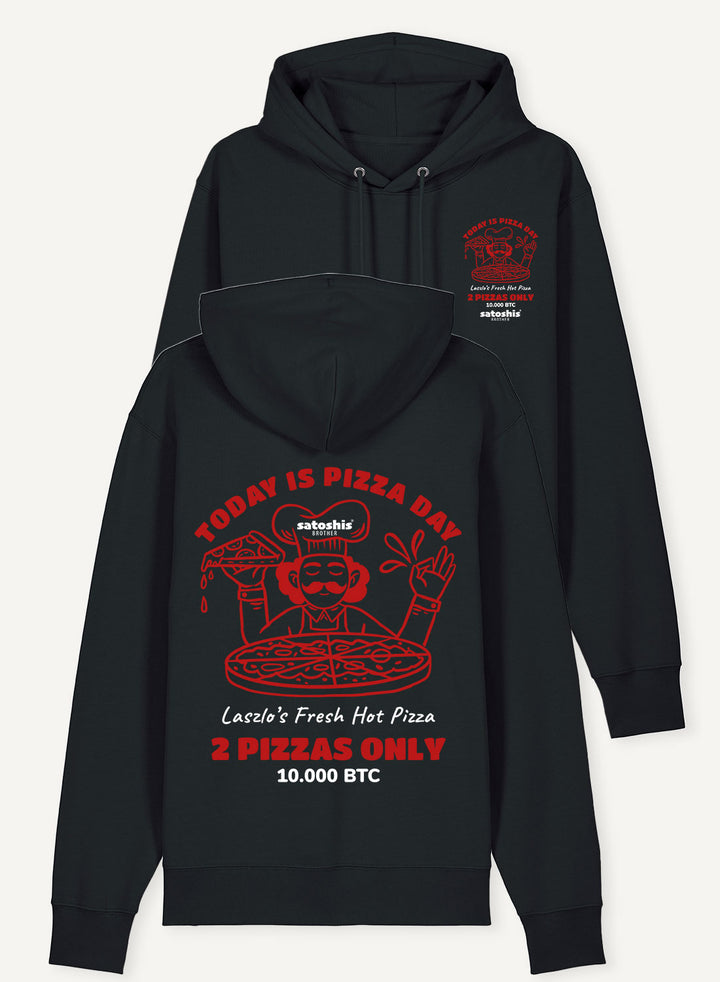 Pizza Day Bitcoin - Organic Unisex Bitcoin Hoodie