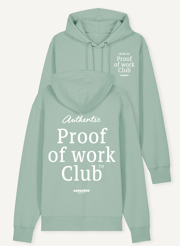 Proof of Work Club - Organic Unisex Bitcoin Hoodie