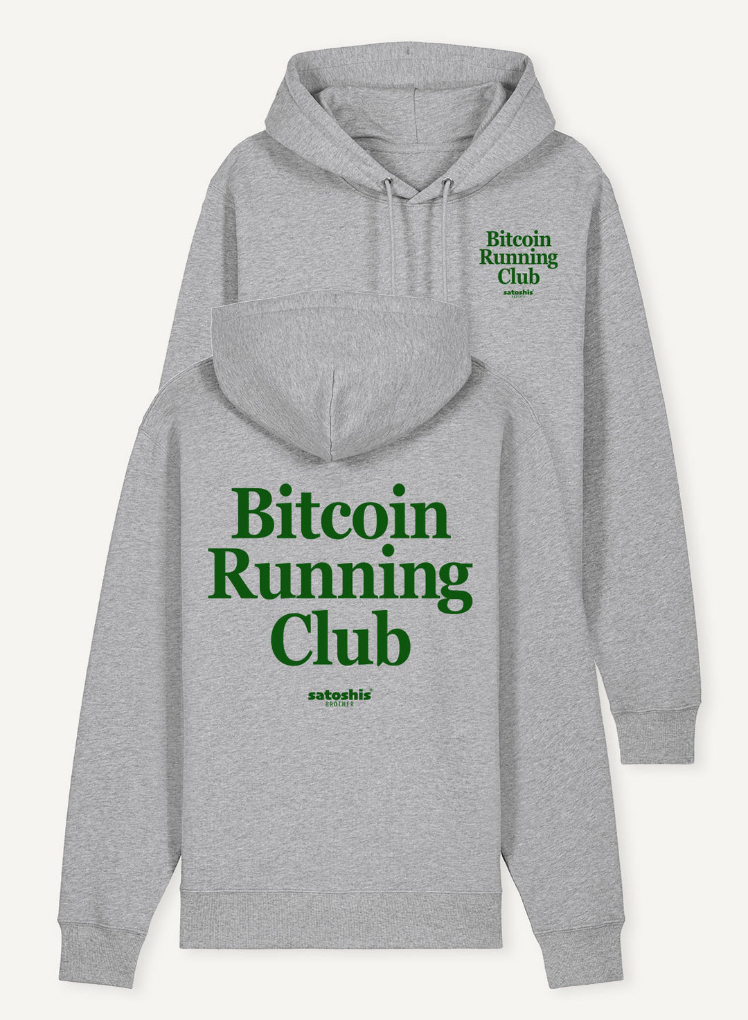 Bitcoin Running Club - Organic Unisex Bitcoin Hoodie