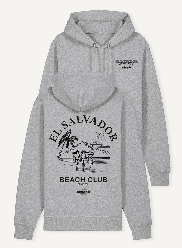 El Salvador Beach Club - Organic Unisex Bitcoin Hoodie