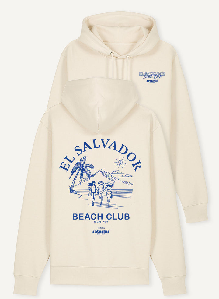 El Salvador Beach Club - Organic Unisex Bitcoin Hoodie