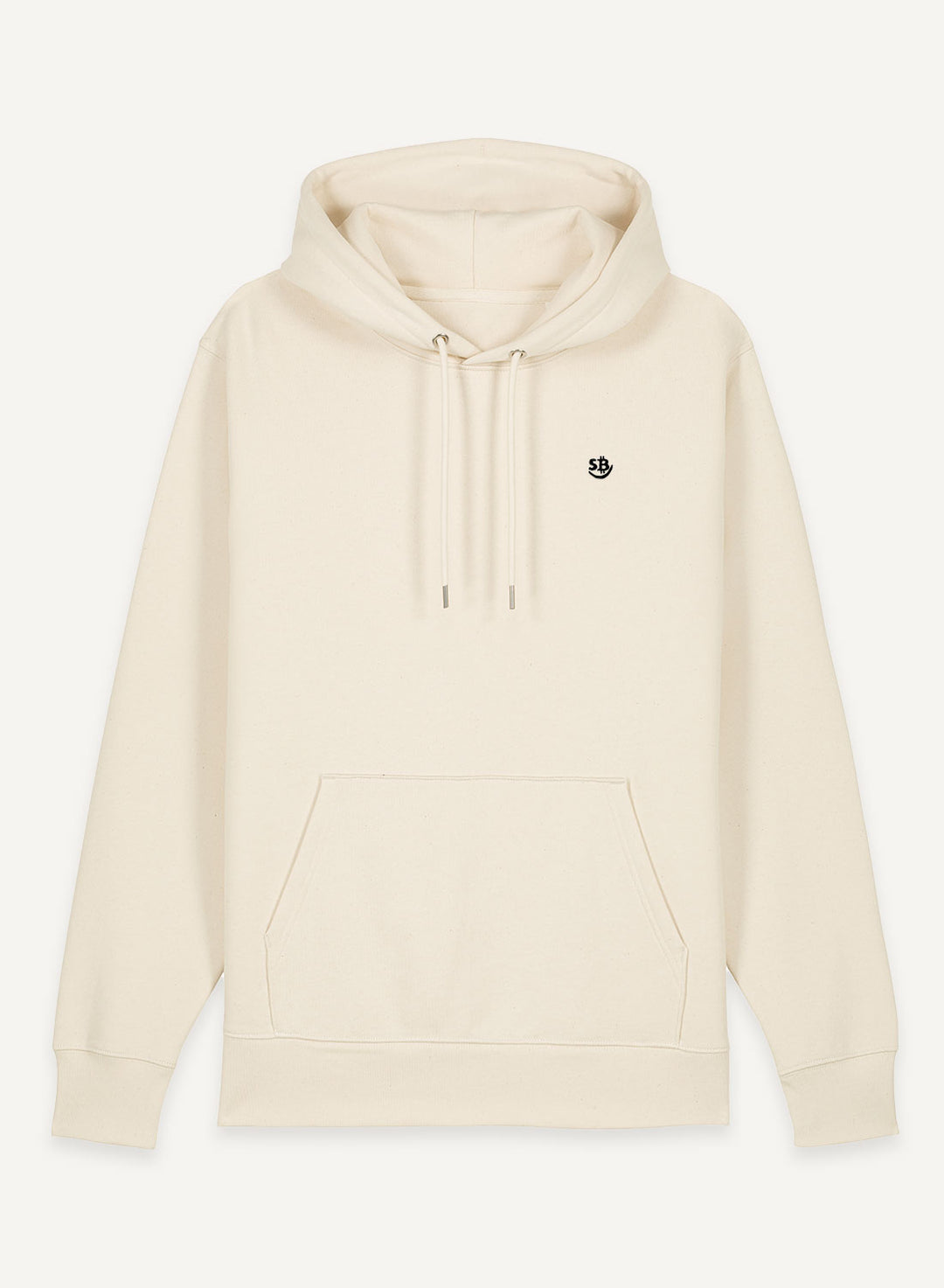 SB Logo Embroidered - Organic Unisex Bitcoin Hoodie
