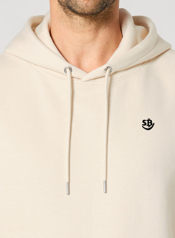 SB Logo Embroidered - Organic Unisex Bitcoin Hoodie