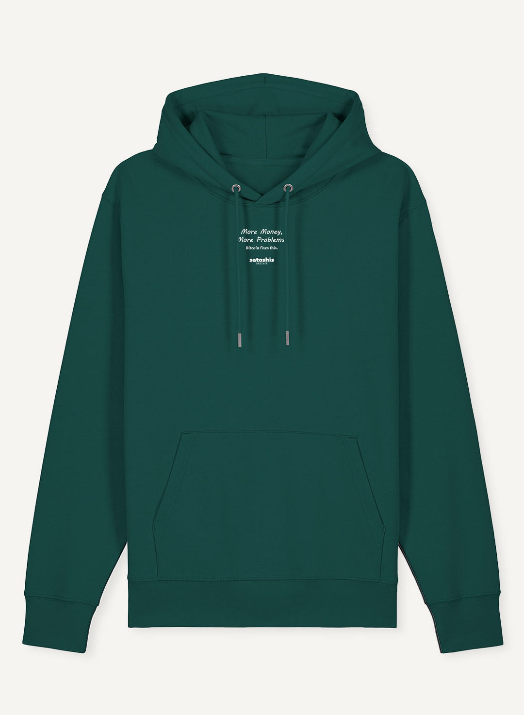 More Money, More Problems - Organic Unisex Bitcoin Hoodie
