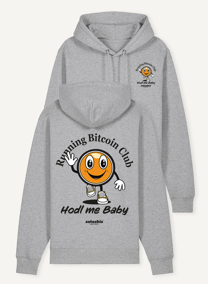 Running Bitcoin Club - Organic Unisex Bitcoin Hoodie
