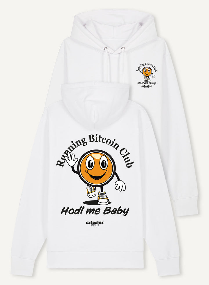 Running Bitcoin Club - Organic Unisex Bitcoin Hoodie