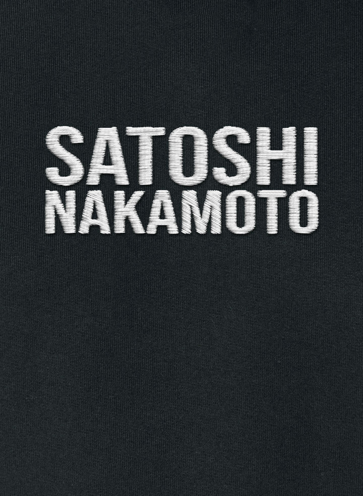 Satoshis Nakamoto Embroidered - Organic Unisex Bitcoin Hoodie