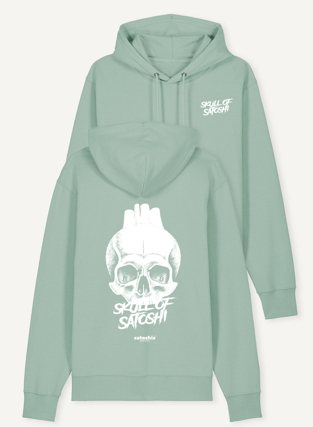 Skull of Satoshi - Organic Unisex Bitcoin Hoodie