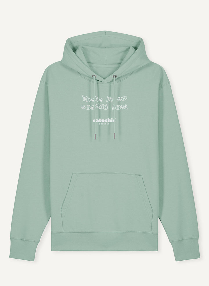 There is no second best - Organic Unisex Bitcoin Hoodie