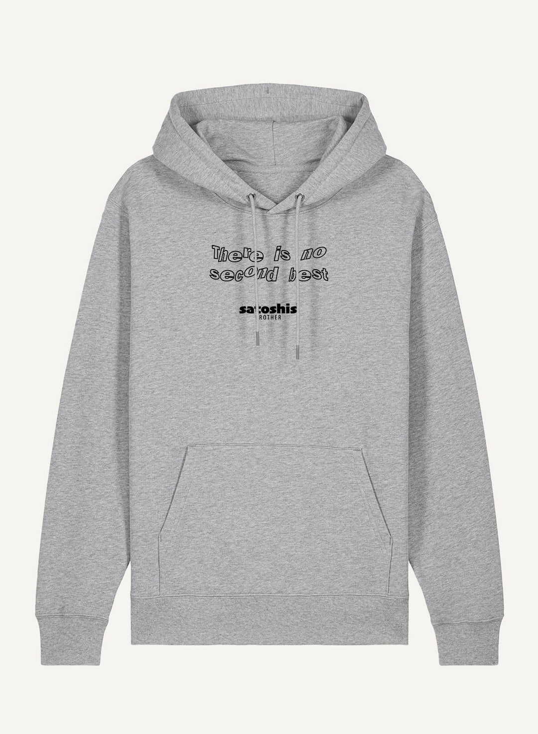 There is no second best - Organic Unisex Bitcoin Hoodie
