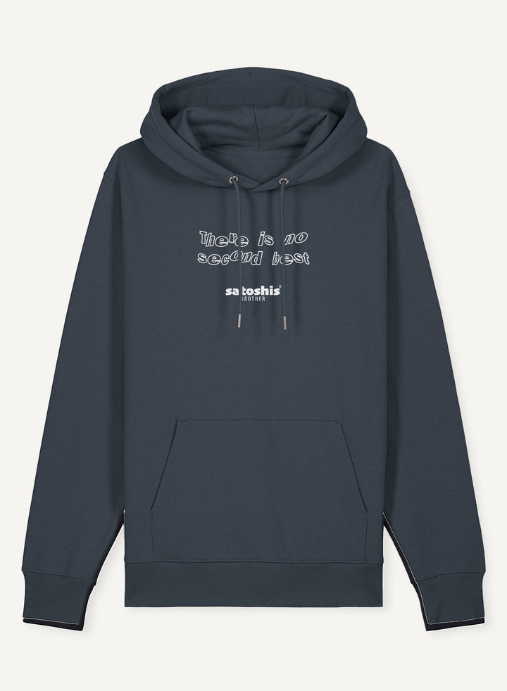 There is no second best - Organic Unisex Bitcoin Hoodie