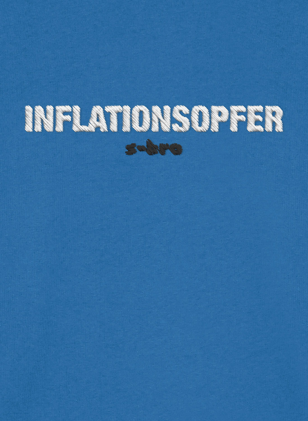 Inflationsopfer Embroidered - Organic Oversized Unisex Bitcoin Sweatshirt