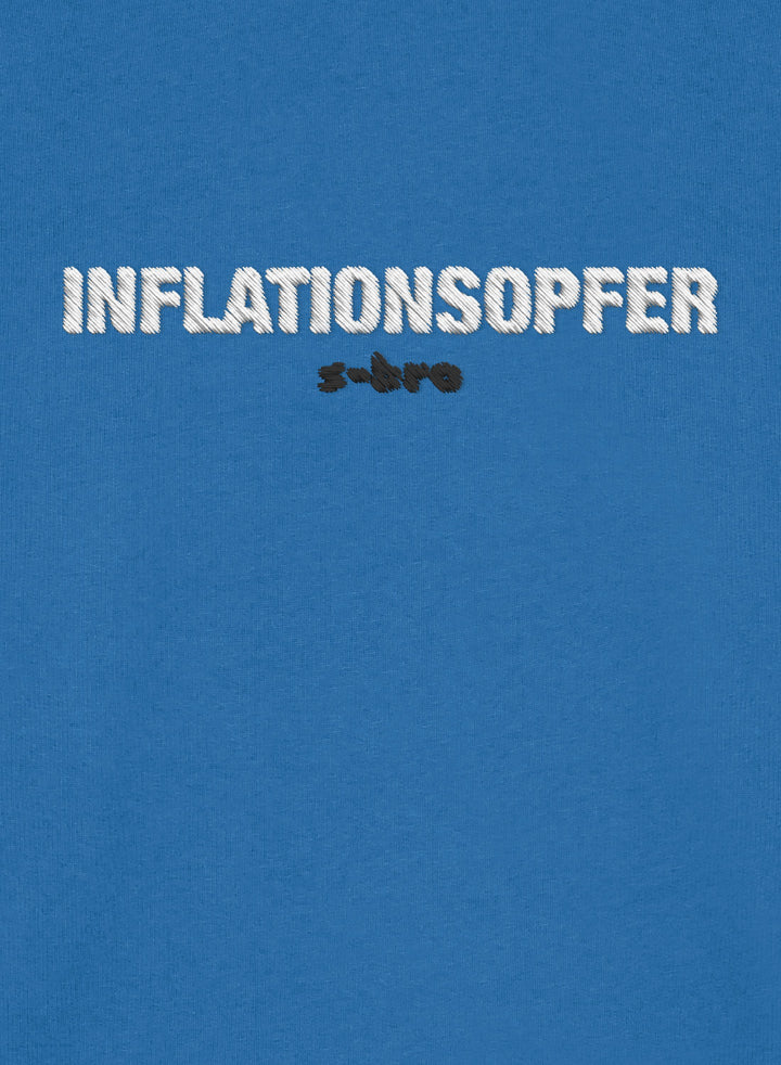 Inflationsopfer Embroidered - Organic Oversized Unisex Bitcoin Sweatshirt