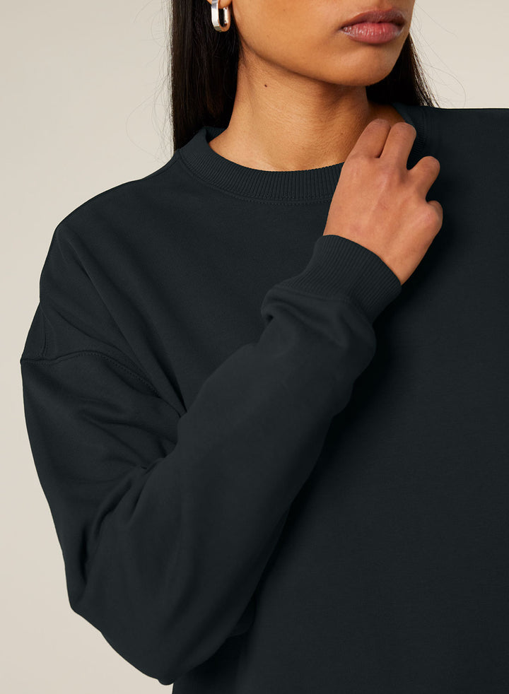 Satoshis Nakamoto Embroidered - Organic Oversize Unisex Bitcoin Sweatshirt
