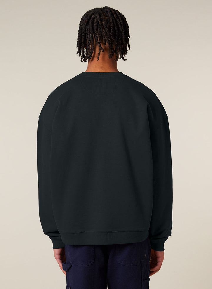 Satoshis Nakamoto Embroidered - Organic Oversize Unisex Bitcoin Sweatshirt
