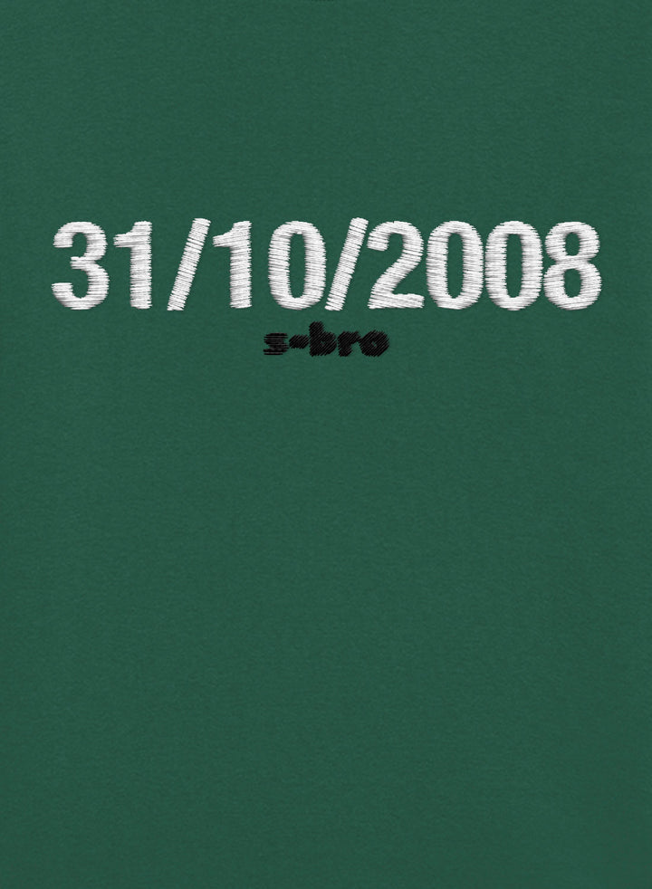 31/10/2008 Embroidered - Organic Unisex Bitcoin Sweatshirt