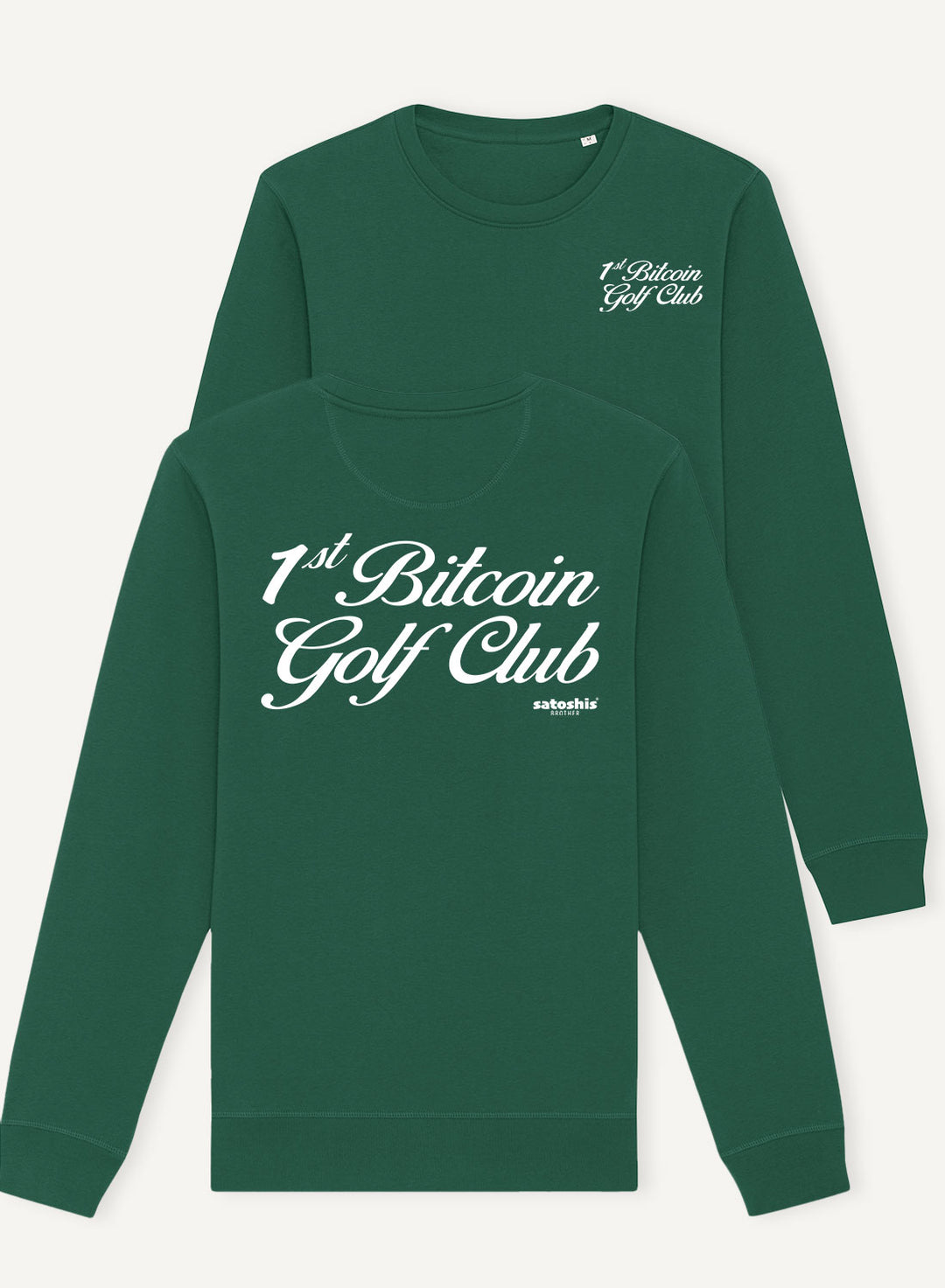 Bitcoin Golf Club - Organic Unisex Bitcoin Sweatshirt
