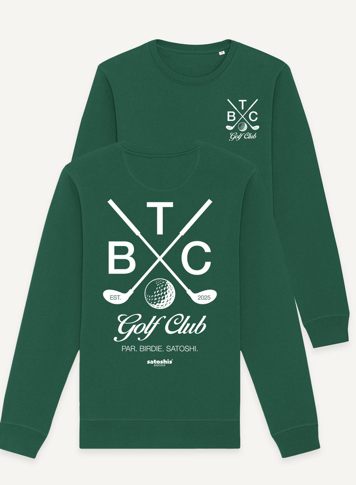 BTC Golf Club - Organic Unisex Bitcoin Sweatshirt