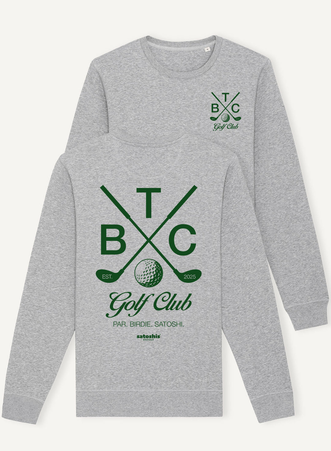 BTC Golf Club - Organic Unisex Bitcoin Sweatshirt