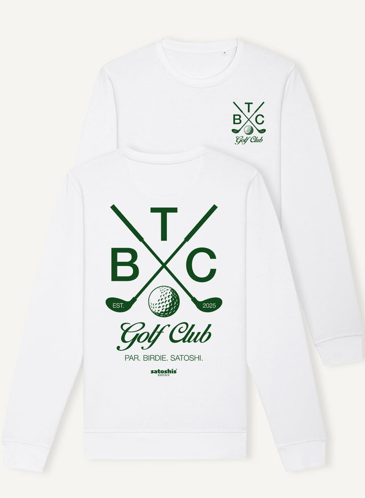 BTC Golf Club - Organic Unisex Bitcoin Sweatshirt