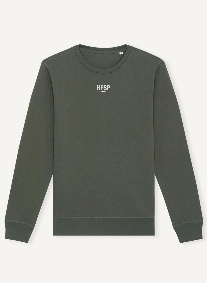 HFSP Embroidered - Organic Unisex Bitcoin Sweatshirt
