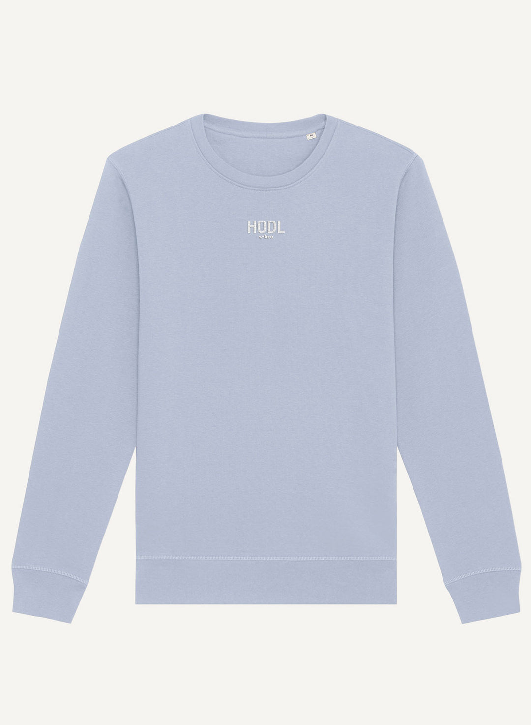 HODL Embroidered - Organic Unisex Bitcoin Sweatshirt