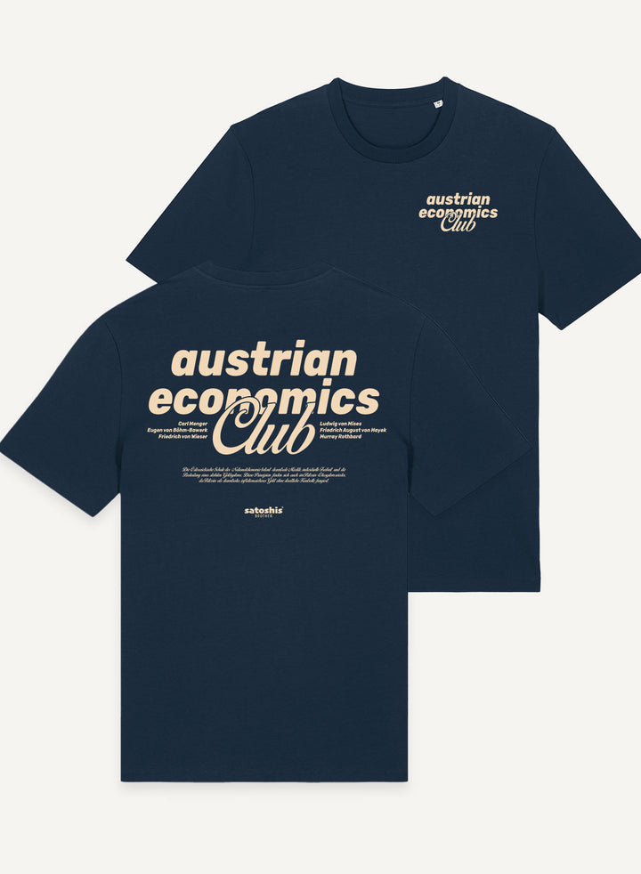 Austrian Economics Club - Organic Unisex Bitcoin T-Shirt