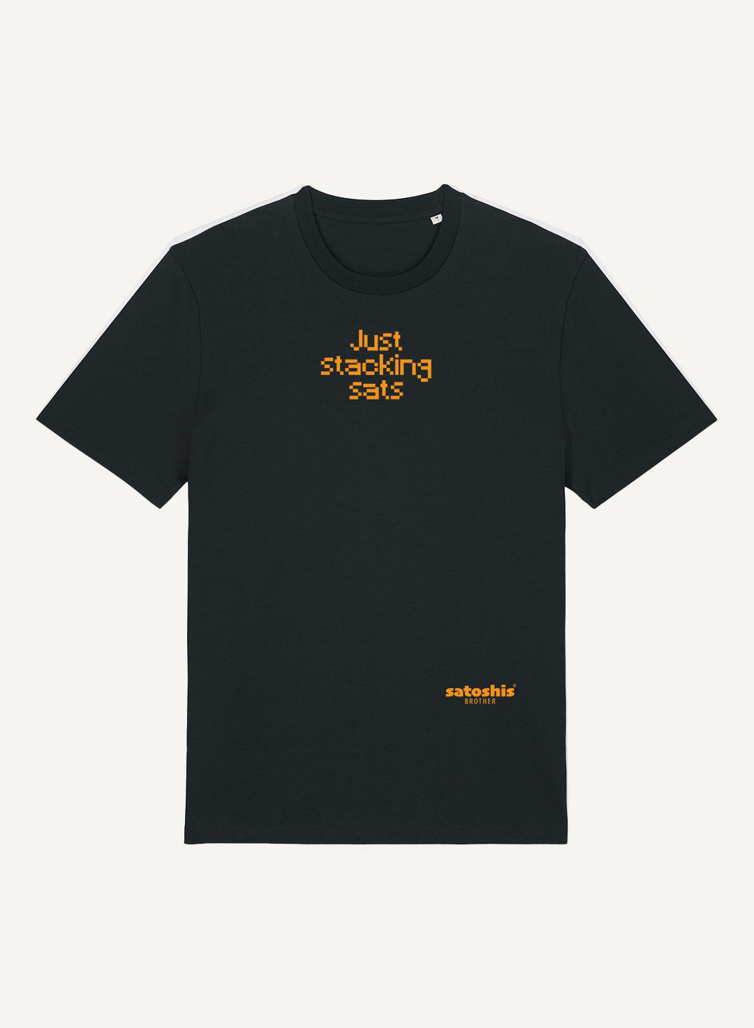 Just stacking sats - Organic Unisex Bitcoin T-Shirt