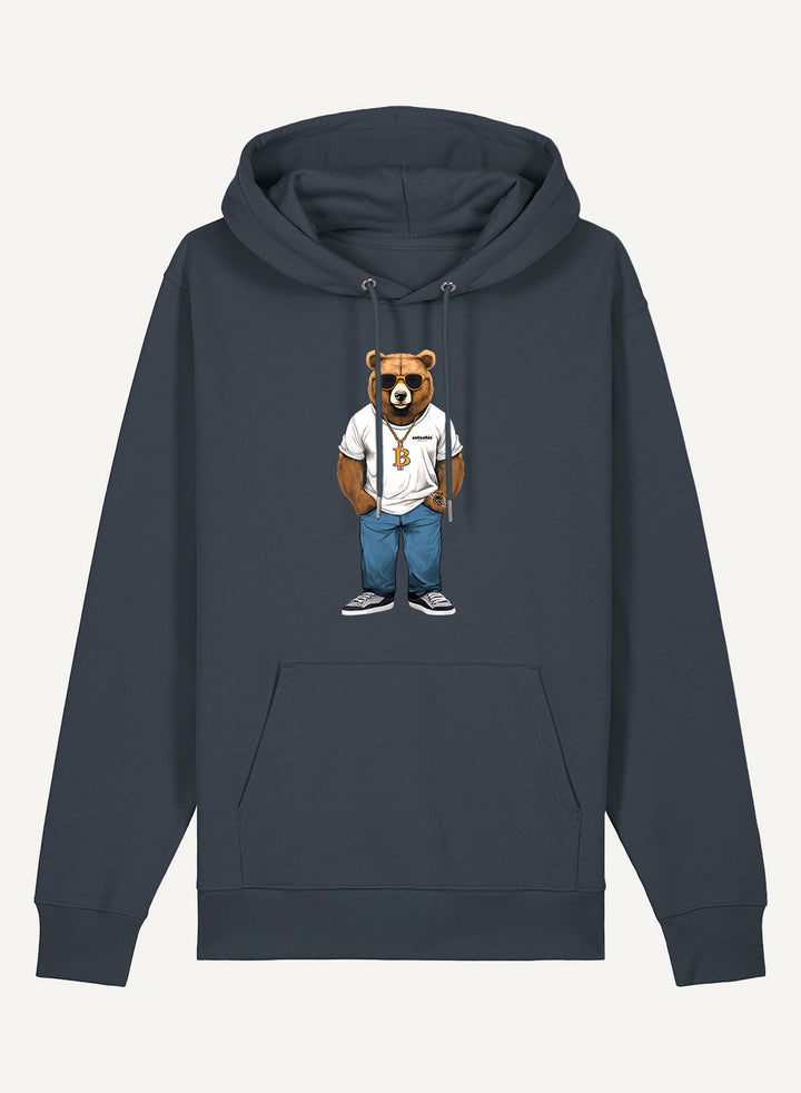 Bear loves Bitcoin - Organic Unisex Bitcoin Hoodie