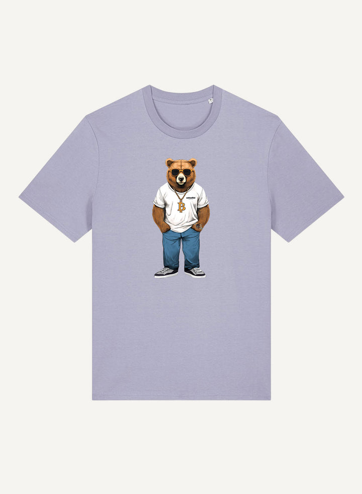 Bear loves Bitcoin - Organic Unisex Bitcoin T-Shirt