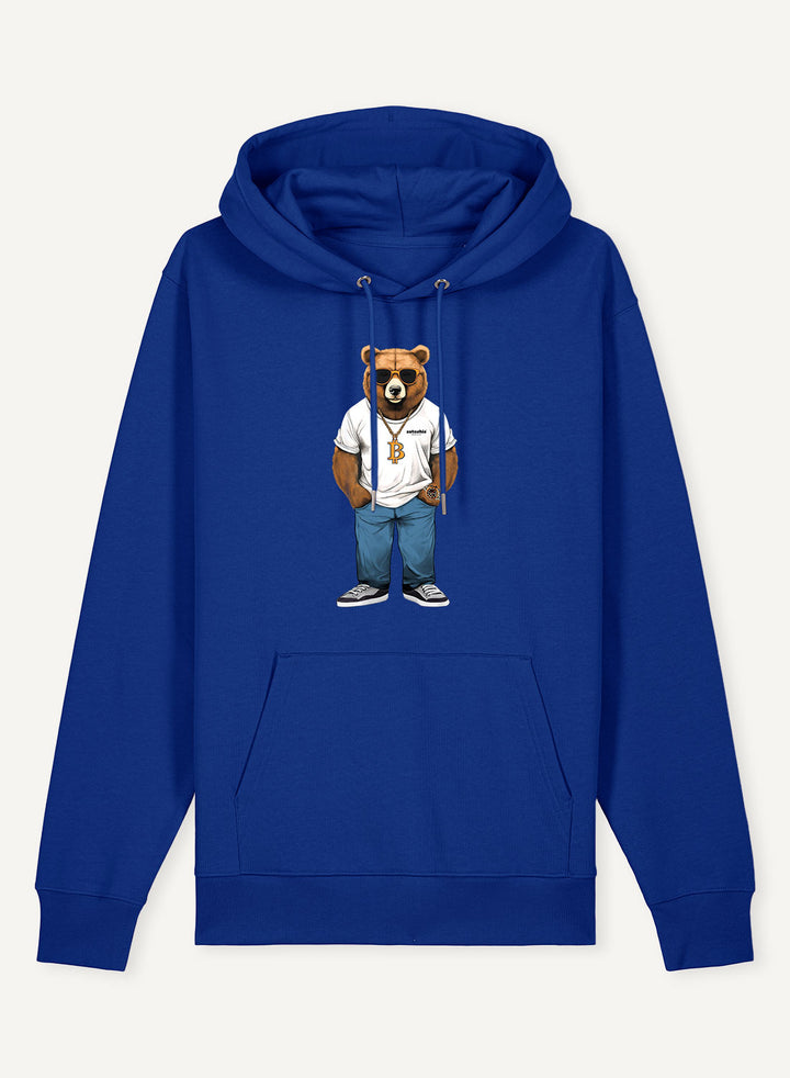 Bear loves Bitcoin - Organic Unisex Bitcoin Hoodie