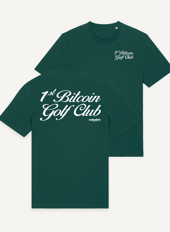 Bitcoin Golf Club - Organic Unisex Bitcoin T-Shirt