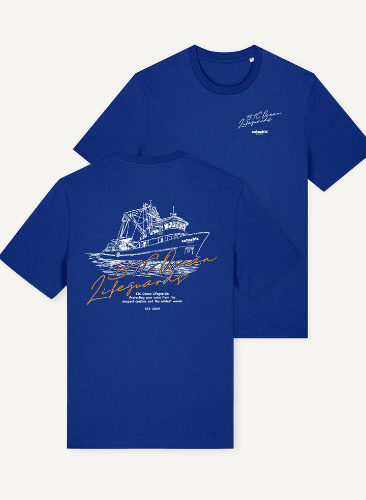 Bitcoin Ocean Lifeguards - Organic Unisex Bitcoin T-Shirt