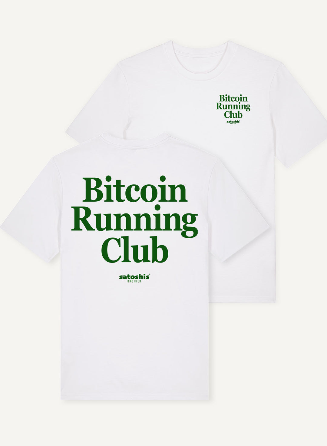 Bitcoin Running Club - Organic Unisex Bitcoin T-Shirt