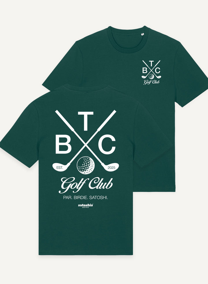 BTC Golf Club - Organic Unisex Bitcoin T-Shirt