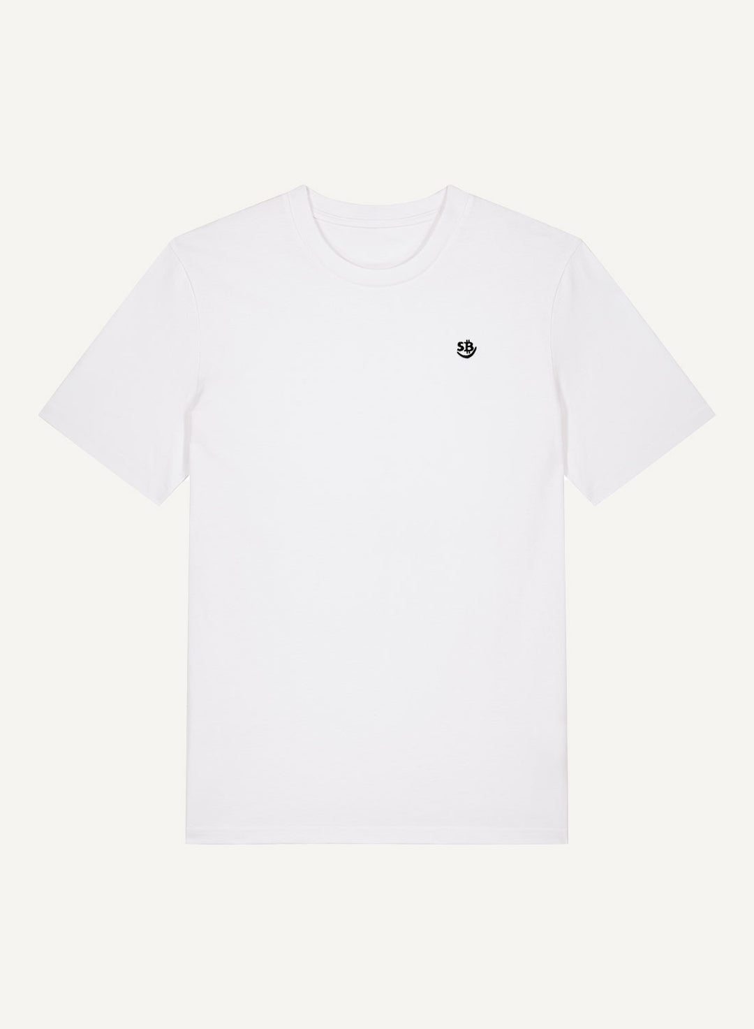 SB Logo Embroidered - Organic Unisex Bitcoin T-Shirt