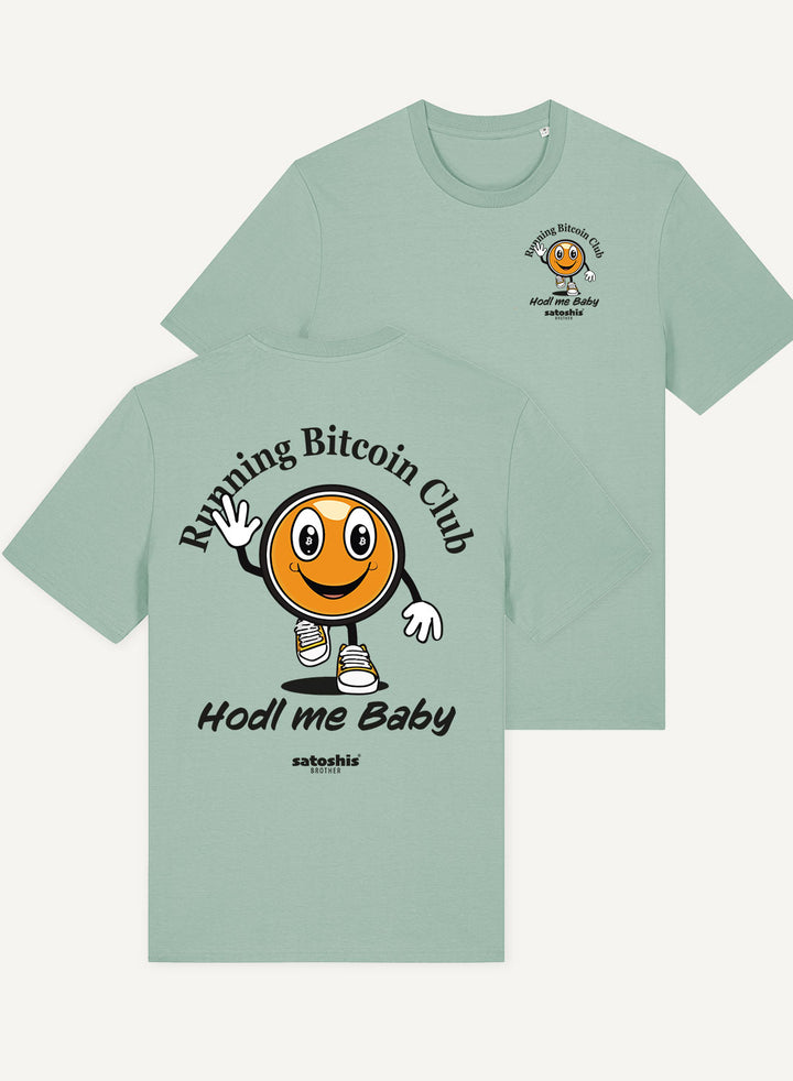 Running Bitcoin Club - Organic Unisex Bitcoin T-Shirt